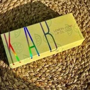 KAB Lip Oil Duo in Yellow Box